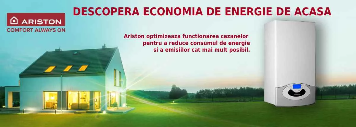Economie si eficienta centrala termica in condensatie Ariston Genus Premium Evo HP EU - banner